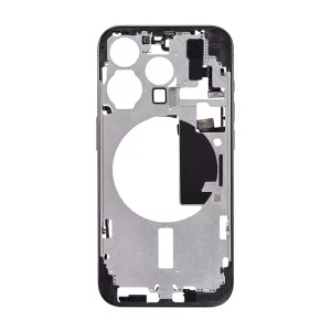 OEM Replacement Middle Frame with Flex Cable for iPhone 15 Pro (6.1‑inch, 2023) for Full Functionality, Reliable Button Support, and Easy Installation